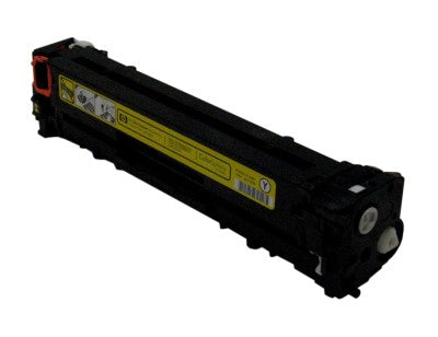 HP 125A CB542A Reman Yellow Toner Cartridge 1.4K