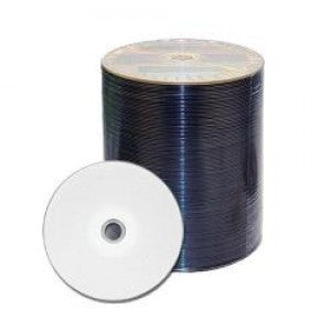 CMC - Taiyo Yuden CD-R 700MB, 52X, 80Min Silver Inket Hub Printable,100PK Shrink Wrapped MFR # TCDR-SPP-SK