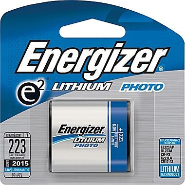 Energizer Photo Lithium Battery MFR # EL223 (5 pack)