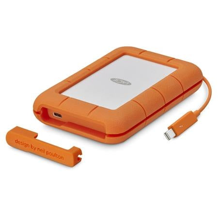 LaCie 5TB Rugged Mobile Hard Drive Thunderbolt USB-C MFR# STFS5000800