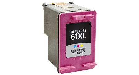 HP 61XL CH564WN Reman Tri-color Ink Cartridge