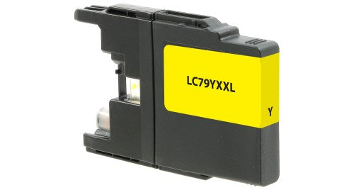 Brother LC79Y High Yield Yellow Inkjet Cartridge (2,400 page yield)