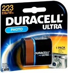 Duracell Ultra 223-6V Lithium Battery