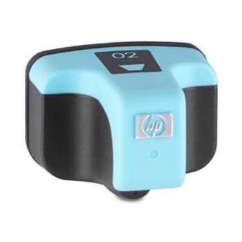 HP 02 2x C8774WN Reman LtCyan Ink Cartridge