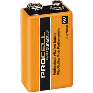 Duracell Procell 9 Volt Alkaline Battery MFR # PC 1604 (100-PACK)