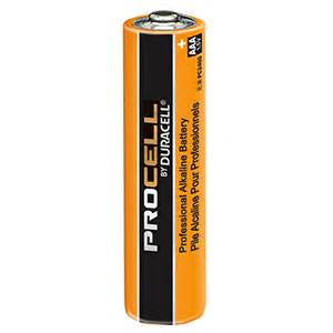 Duracell Procell AAA Alkaline Battery MFR # PC 2400 (100-PACK)