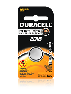 Duracell CR2016 Lithium Battery (5-PACK)