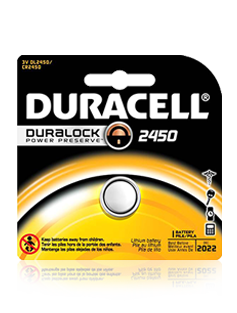 Duracell CR2450 Lithium Battery (5-PACK)