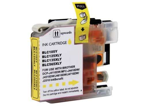 Brother LC105Y Comp Yellow Ink Cartridge