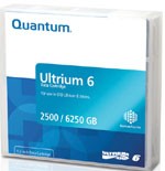 Quantum LTO-6 Backup Tape Cartridge (2.5TB/6.25TB) MFR # MR-L6MQN-01