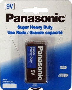 Panasonic Heavy Duty 9V General Purpose Alkaline Battery MFR # PAN9V-1CARD  2 PACK (MULTIPLES OF 12)